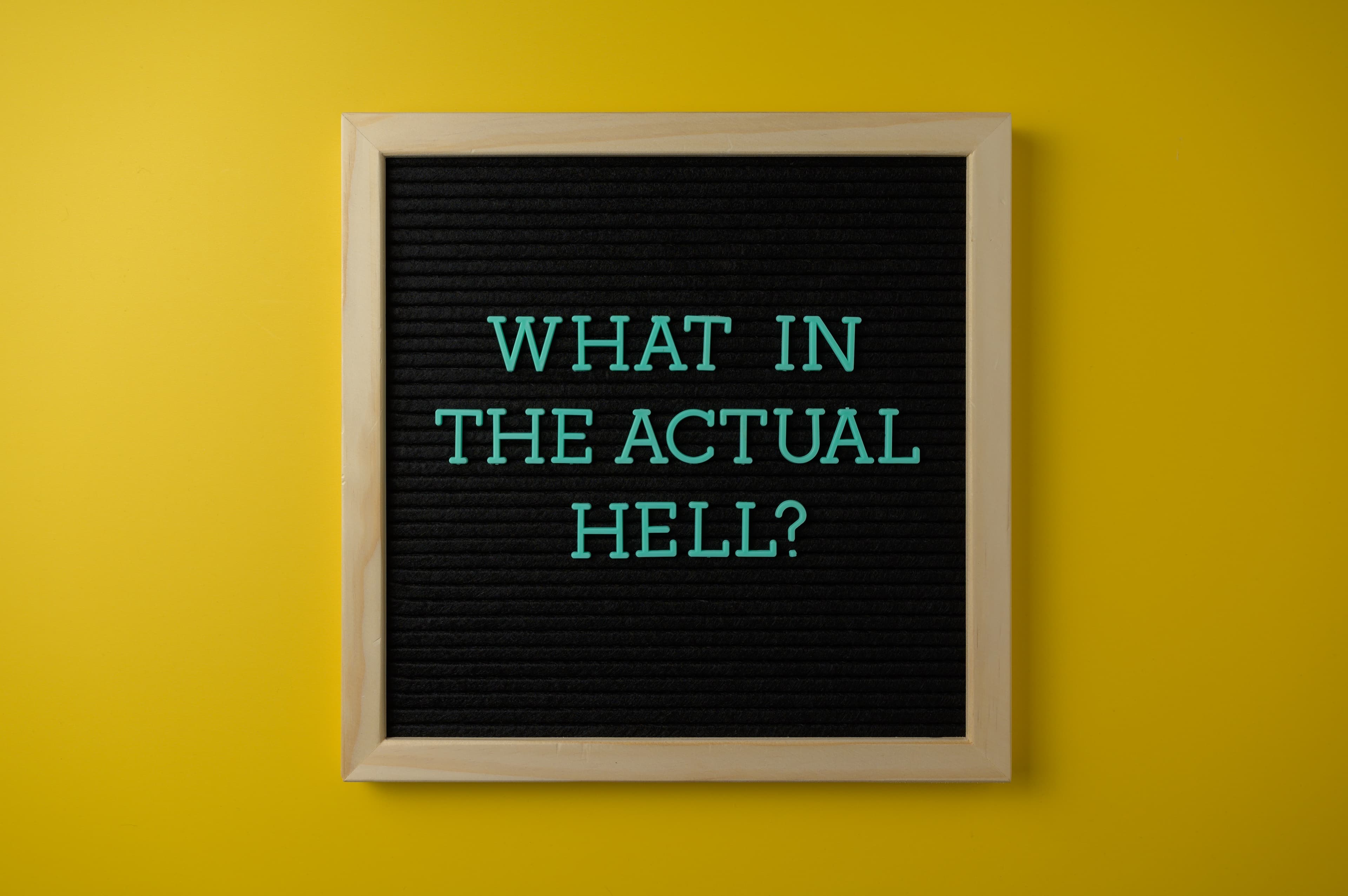 What The Fuck! Dealing With Growing Pains in The Constriction of Everyday Bullshit